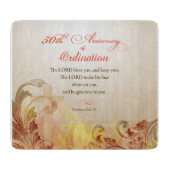 司祭50周年賛美年 カッティングボード (正面)