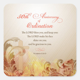 司祭50周年賛美年 スクエアシール