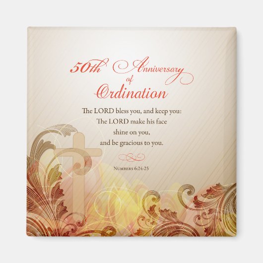 司祭50周年賛美年 マグネット (正面)