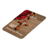 司祭55周年記念バラとロザリオ マグネット (左側)