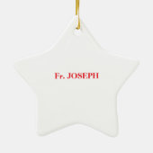 司祭60周年記念ブラッククロス セラミックオーナメント (裏面)