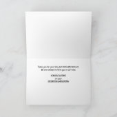 司祭65世叙勲記念日恵みブルー カード (内部)