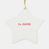 司祭75世叙勲記念日ブラッククロス セラミックオーナメント (裏面)