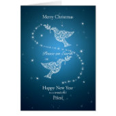 司祭、平和クリスマスの鳩 (正面)