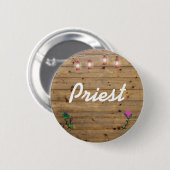 司祭 缶バッジ (正面&裏面)