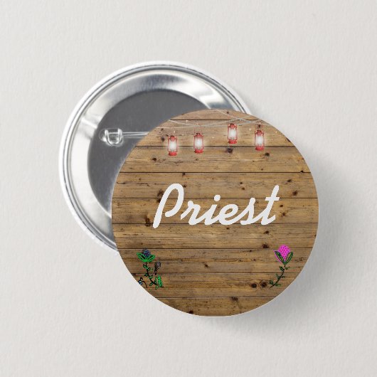 司祭 缶バッジ (正面&裏面)
