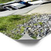 司祭Kenworth W900Lポスター ポスター (角)