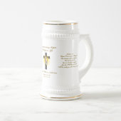 司祭RETIREMENTギフトアイディア – 記念マグカップ ビールジョッキ (正面右)