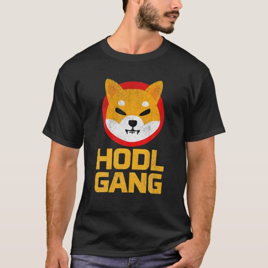 司馬軍柴犬コイン暗号トークン暗号 Tシャツ (正面)