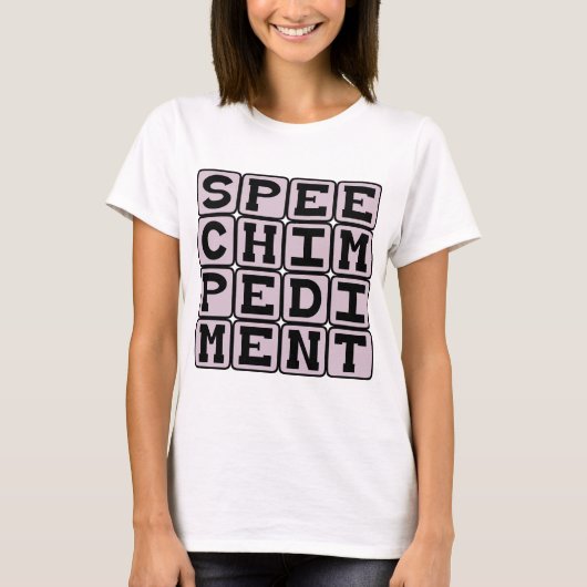 吃音・言語障害 Tシャツ (正面)