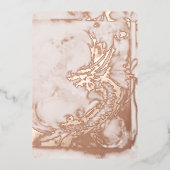 各エレガント招待状の大事な行事 箔招待状 (正面)