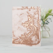 各エレガント招待状の大事な行事 箔招待状 (立ち正面)