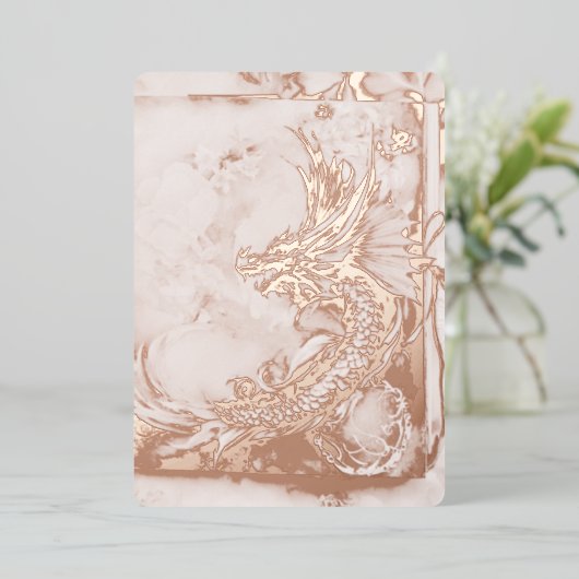 各エレガント招待状の大事な行事 箔招待状 (立ち正面)