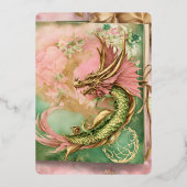 各エレガント招待状の大事な行事 箔招待状 (裏面)