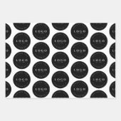 各カスタム大事な行事のロゴラッピング紙 ラッピングペーパーシート (正面3)