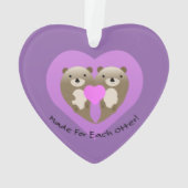 各カワウソ オーナメント (裏面)