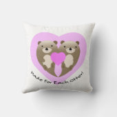 各カワウソ クッション (裏面)