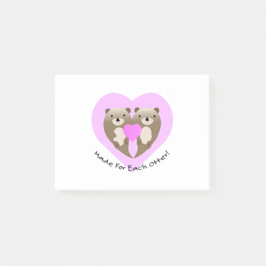 各カワウソ ポストイット (正面)