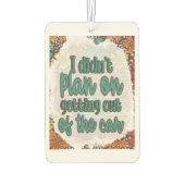 各スタイリッシュ宇宙の香り:文字図 カーエアーフレッシュナー (裏面)