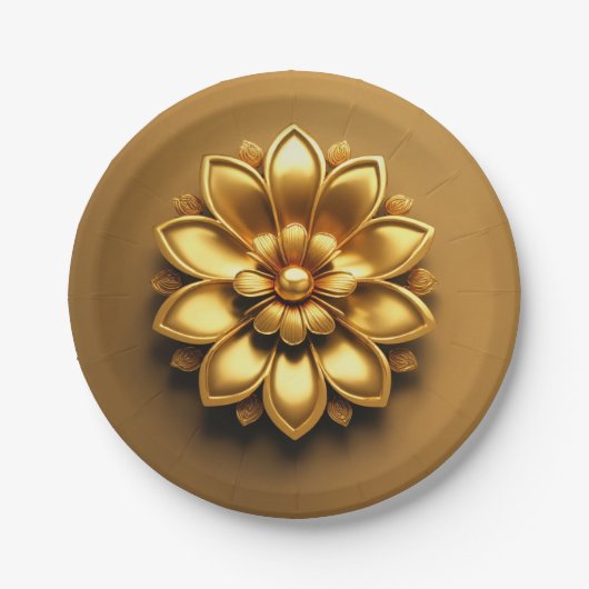 各スタイリッシュ紙のお祝いプレート ペーパープレート (正面)