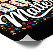 各ドットS水玉模様ラバーハッピードットデイキッズガール ポスター (角)