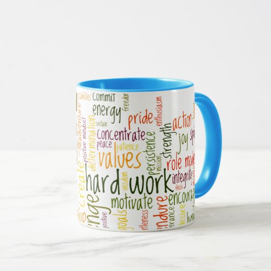 各一見のやる気を起こさせるな単語#2の確実 マグカップ (正面右)