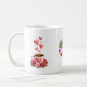 各段階は征服である コーヒーマグカップ (左)