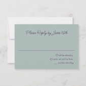 各種お祝い事に 青緑 水彩 花びら ゴールド 招待状 (裏面)