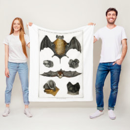 各種こうもり フリースブランケット