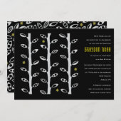 各種つる植物バーバルミツワー招待状 招待状 (正面/裏面)