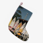 各種のサーフィン板は、 スモールクリスマスストッキング (正面 (吊り時))