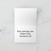 各種のローズの母の日カード サンキューカード (内部)