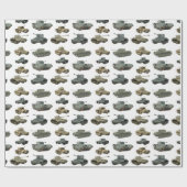 各種イギリス第2次世界大戦戦車 ラッピングペーパー (フラット)