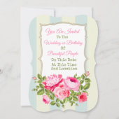 各種イベントに使える花の招待状 招待状 (正面)