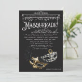 各種イベント - マスカレードパーティーの招待状 招待状 (スタンド正面)