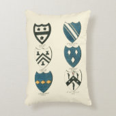 各種イングリッシュハウスの家紋 アクセントクッション (正面(垂直))