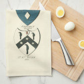 各種イングリッシュハウスの家紋 キッチンタオル (四つ折り)