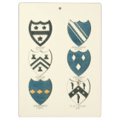 各種イングリッシュハウスの家紋 クリップボード (裏面)