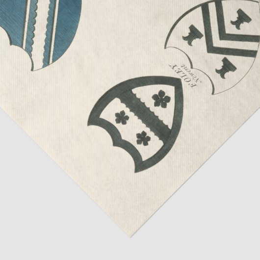 各種イングリッシュハウスの家紋 薄葉紙 (詳細)