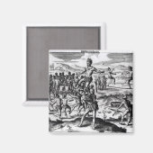 各種インディアンゲーム， 'Americae'より マグネット (正面/裏面)