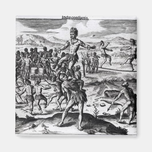 各種インディアンゲーム， 'Americae'より マグネット (正面)