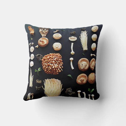 各種キノコ クッション (裏面)