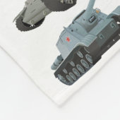 各種ソ連第2次世界大戦戦車 フリースブランケット (角)