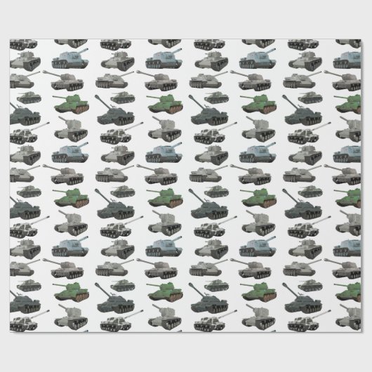 各種ソ連第2次世界大戦戦車 ラッピングペーパー (フラット)