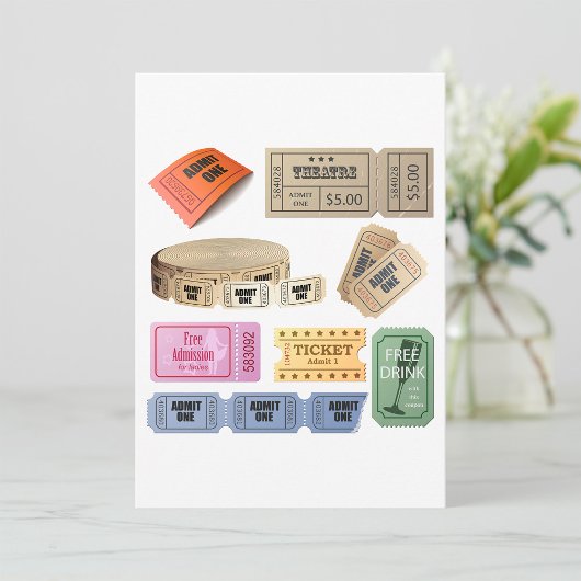 各種チケット 招待状