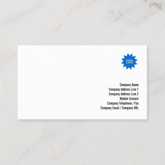 各種ツールOrange Handyman Business Card 名刺 (裏面)