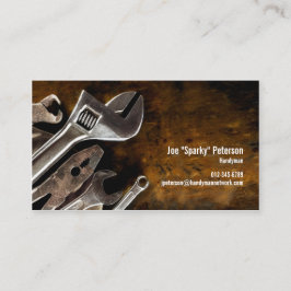 各種ツールOrange Handyman Business Card 名刺