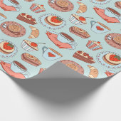 各種デザート包装紙 ラッピングペーパー (角)