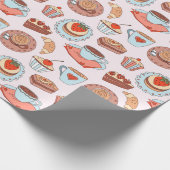 各種デザート包装紙 ラッピングペーパー (角)