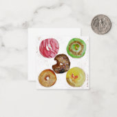 各種ドーナツ付きノートカード ノートカード (正面/裏面インサイチュ)